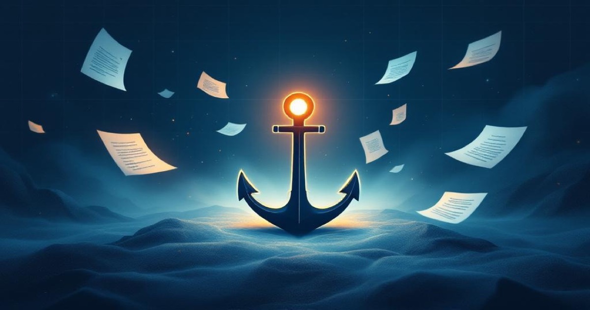 Anker als Source of Truth, drumherum driftende Dokumente — Drift-Prevention-Pattern