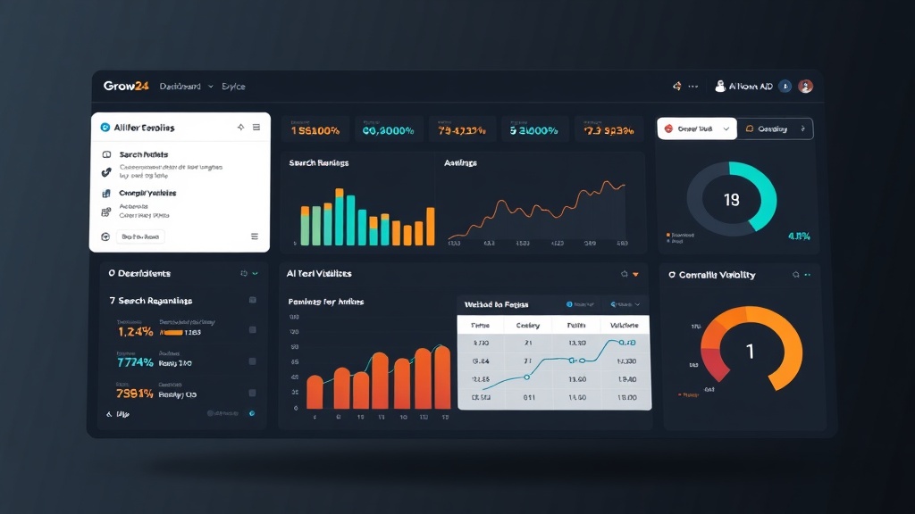 Grow24 KI-Sichtbarkeit Dashboard